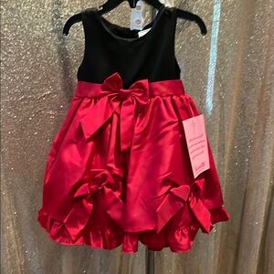 Nannette Bright Red Girls' Party Dress NWT